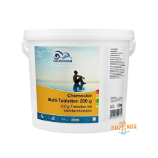 Multifunkcijske tablete 5 kg klorove (200g) Multifunkcijske tablete 5 kg klorove (200g)